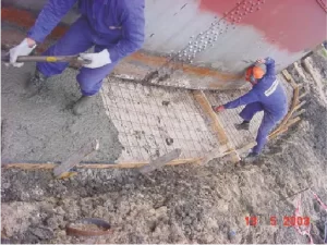 Reparación de tanque YPF